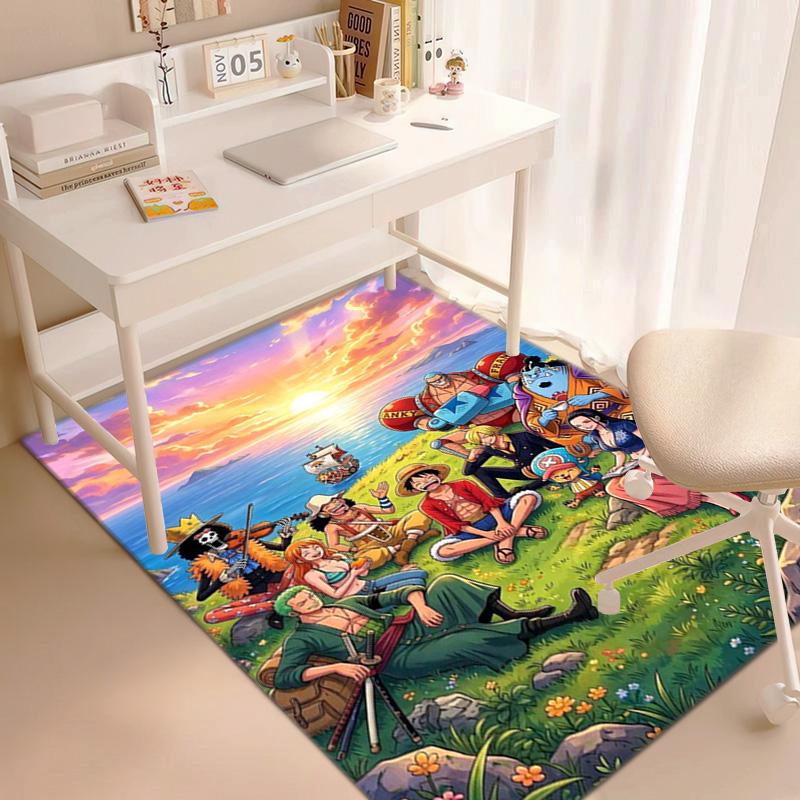 Starring the Japanese cartoon ONE PIECE Monkey D. Luffy carpet is suitable for living room and bedroom doormats office balcony decorative carpet V21