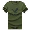 Pure cotton Short  brand T Shirt large size T Shirt Slim Fit Fashion Eagle Printed t-shirt plus Size S -5XL