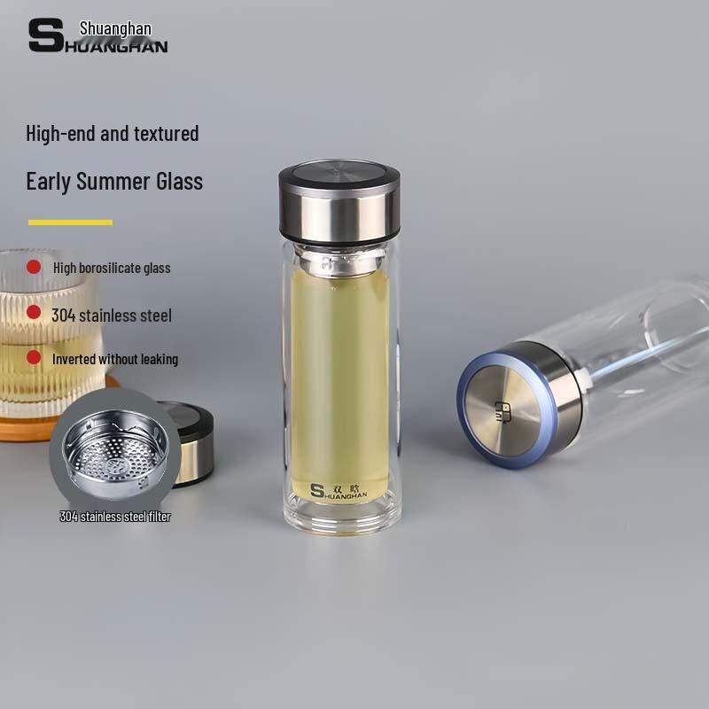 Double-Layer Glass Cup