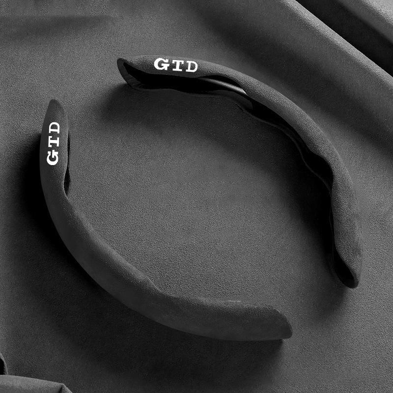 Car Suede Steering Wheel Cover Anti-slip Steering Wheel Covers Accessories For VW Volkswagen GTD GOLF 4 5 6 7 8 MK7 MK5 MK6 GTD Yy1