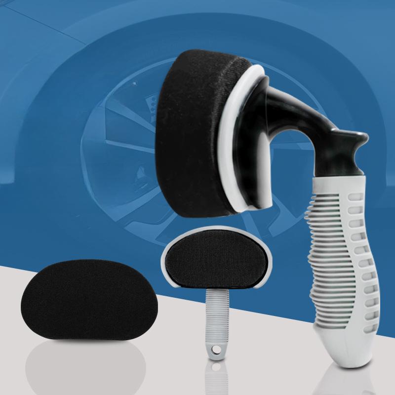1Pc Tire Polishing Sponge Brush Tire Sponge Brush Tire Polishing Brush Car Tire Retread Brush Car Wash Special Brush