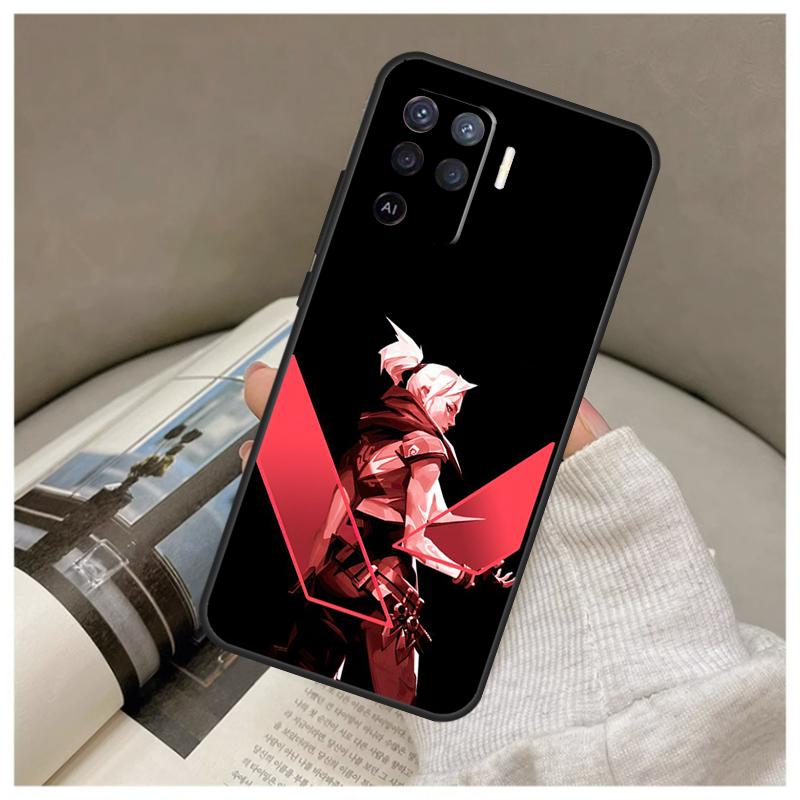 Valorant Game Case For Oppo A74 A94 A54 A18 A38 A58 A78 A98 A80 A60 A40 A96 A76 A16 A15 A17 A57 A77 A5 Pro
