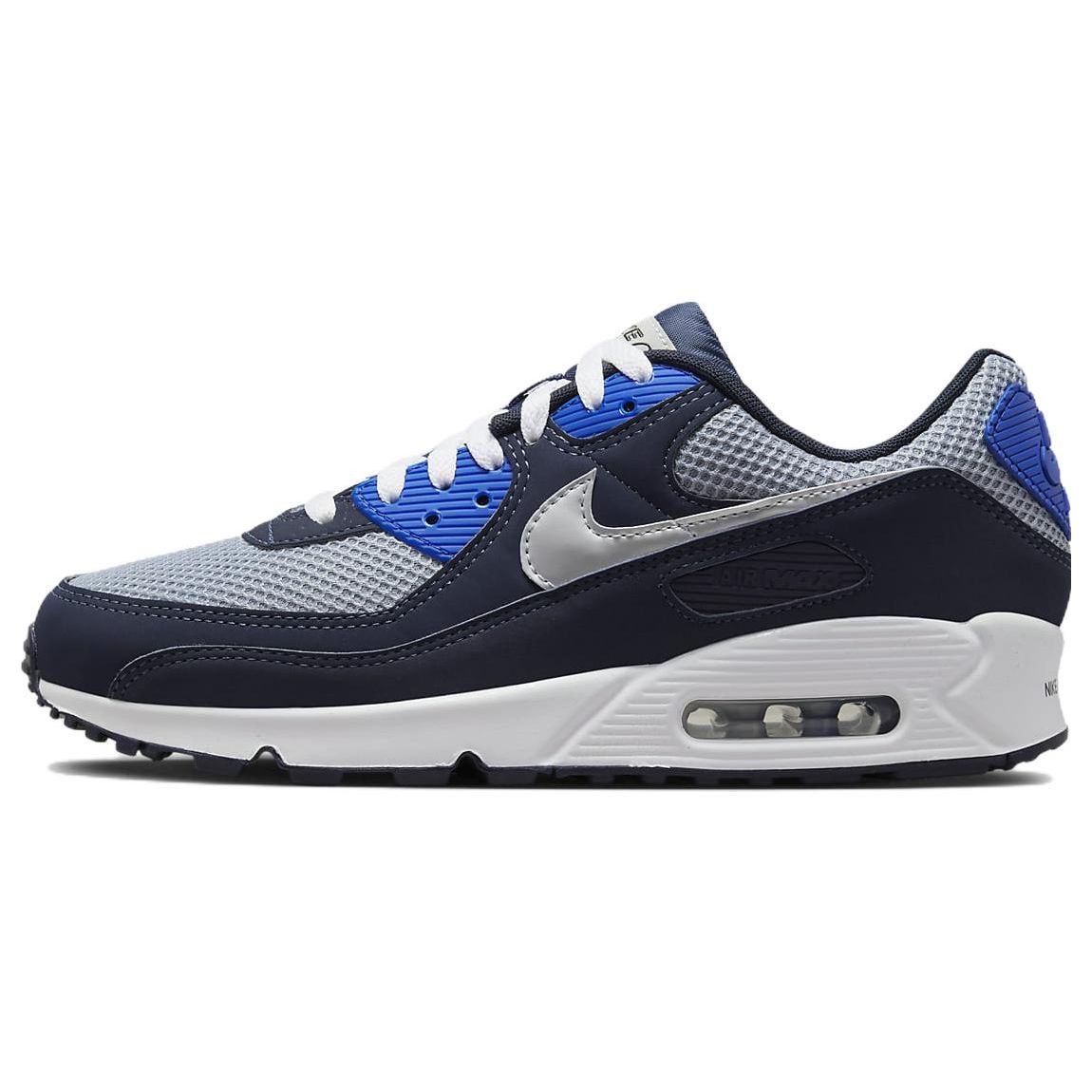 

Nike Air Max 90 SE Navy Ashen Slate Мужские кроссовки Blue Midnight-Navy Obsidian FD0374-410 42