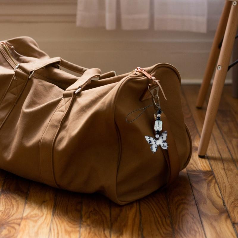 Ancient Han Costume Pendants Trendy Butterfly Phone Lanyard Adorable Butterflys Pendants for Phone Bag Keychain Camera