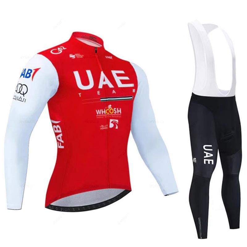 Autumn  Road Bike Cycling Suit Long-sleeved Suit  Team Cycling Warm Bicycle Suit