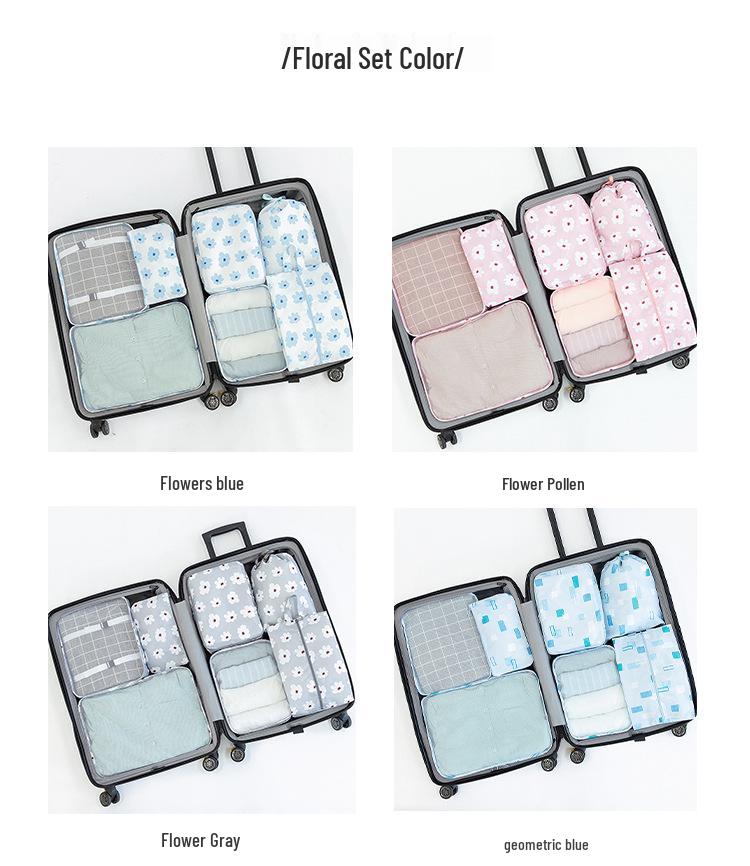 Thickened 7-Piece Travel Storage & Organization Bag Set