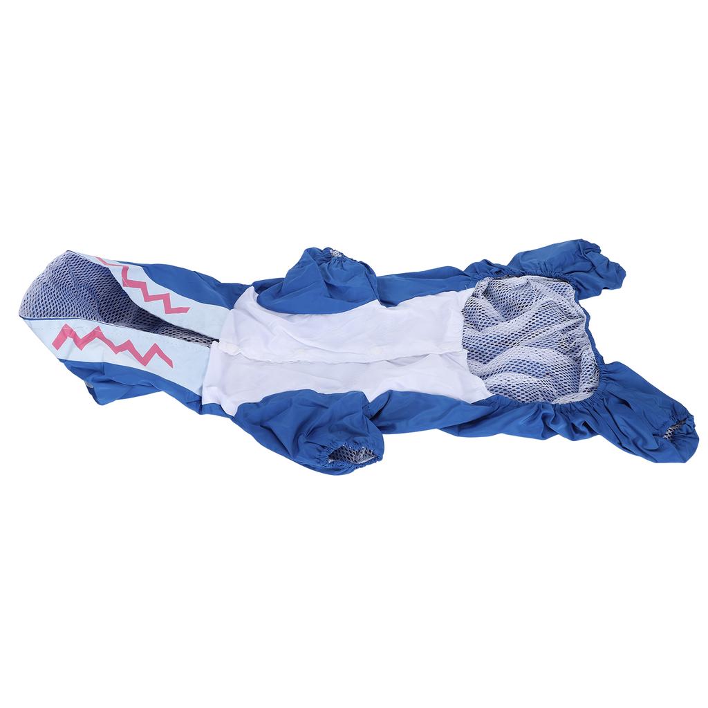 Dog Cute Raincoat Hooded Cloak Rain Jacket Cover Waterproof Polyester Pet Wearing Clothing