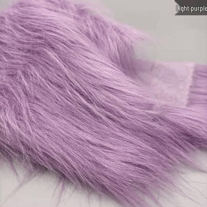 12cm Plüschstoff für DIY-Baumwollpuppenkostüme und Upcycling-Projekte