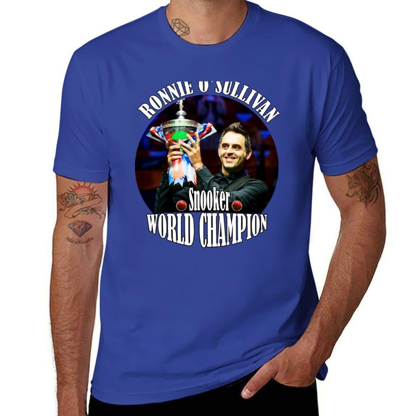 

Ronnie O Sullivan the snooker World champion T-Shirt customizeds blanks plus size tops mens white t shirts 4XL