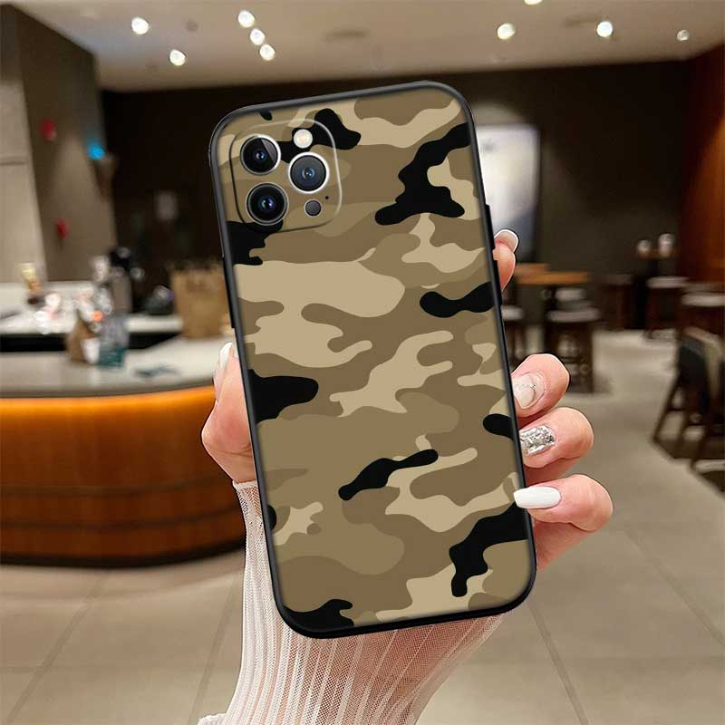 

UP18 Camouflage Phone Case for Samsung Galaxy S20 S21 S22 Ultra FE + Plus A21S A22 A24 A25 A26 A30 A30S A31 Galaxy A26 5G