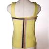 Chanel No Sleeve Knit P17019W02730 01C Yellow cashmere/Rayon/polyester Women Used