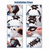 New Automatic No-Tie Shoelaces with Swivel Buckle for Casual Sneakers - Easy Slip-On Flat Shoelaces for Adults and Kids