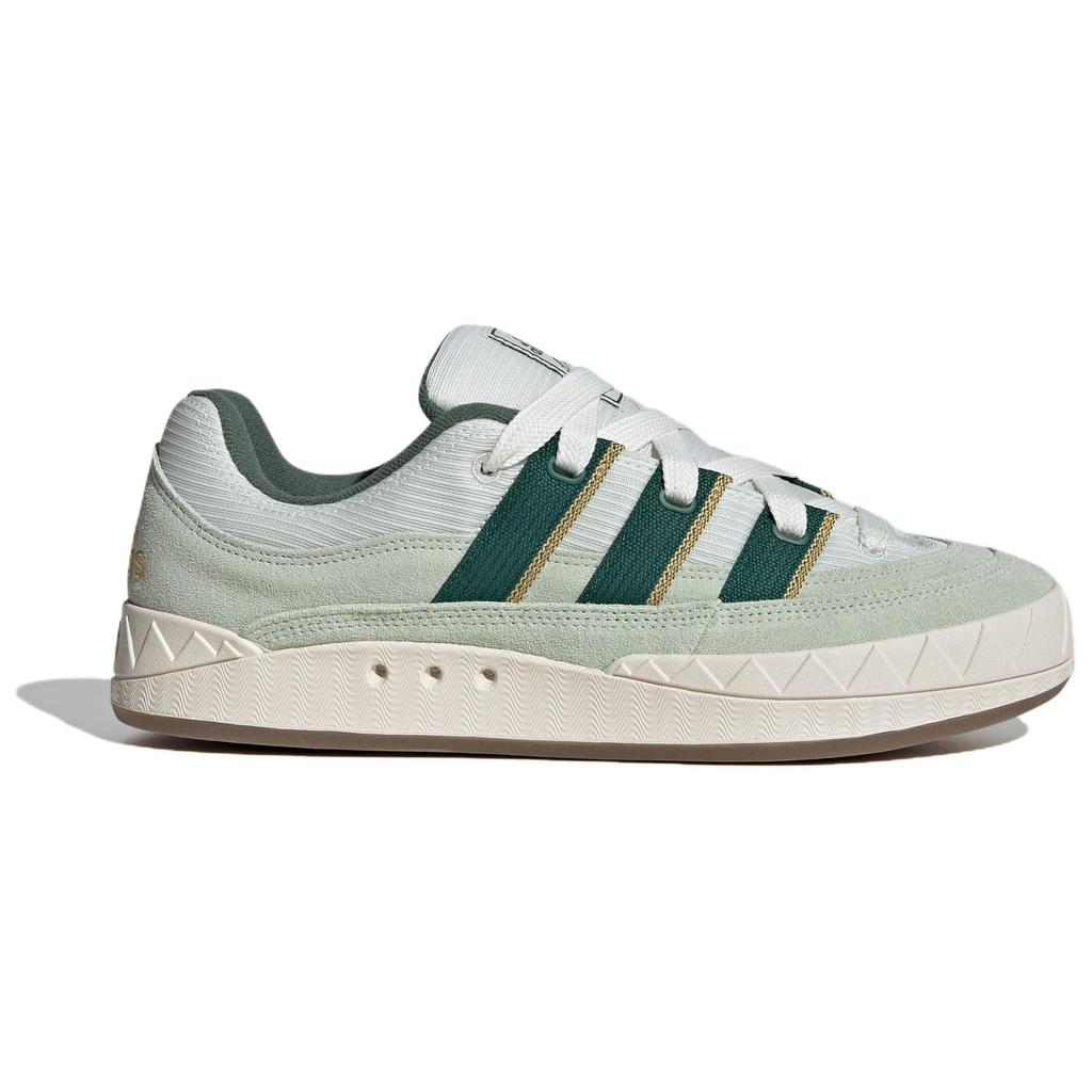 Adidas Originals Adimatic Comfortable Versatile Retro Fashion Slip Resistant Durable Low Top Skate Shoes Unisex Sneakers Green White IH3267