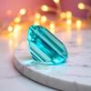 8 Ct  Natural Paraiba Tourmaline Neon Blue Asscher Cut Loose Gemstone