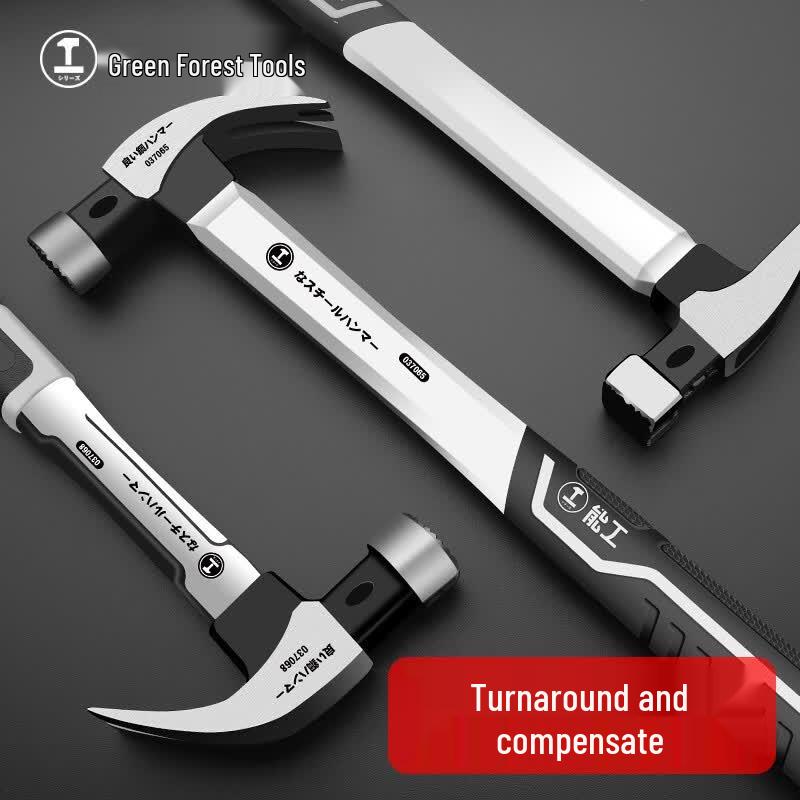 Fiber Handle Square Head Claw Hammer