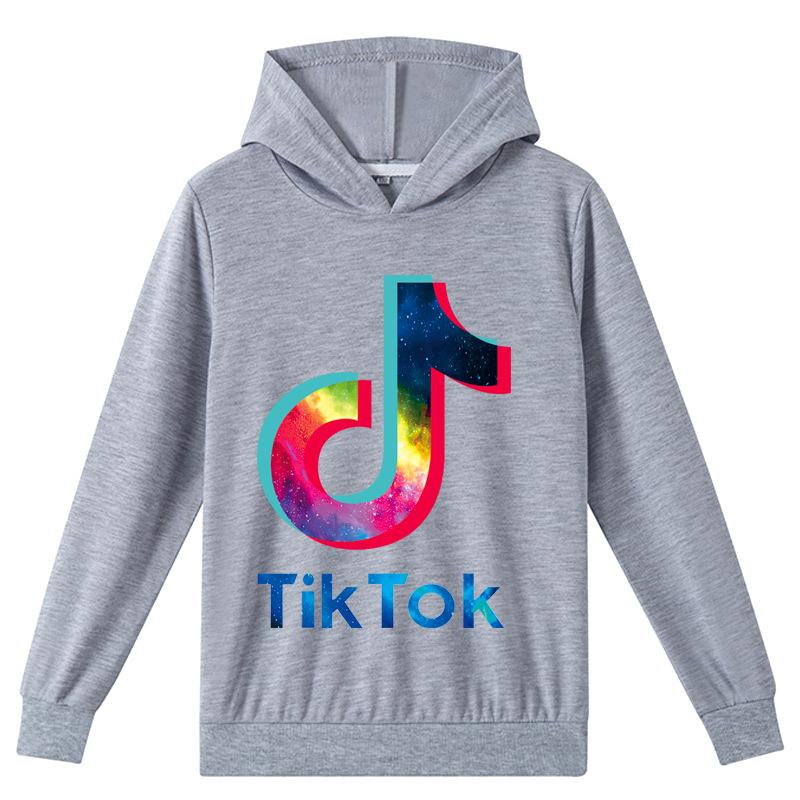 

Детские топы унисекс, весенне-осенние толстовки, пуловеры, повседневная одежда 170cm серый