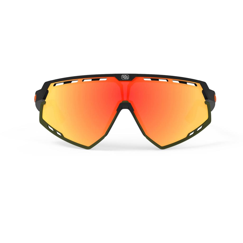 Rudy Project DEFENDER Sports Black Matte Orange Sunglasses, Frame, Multi-Laser Lenses, SP524006-0020
