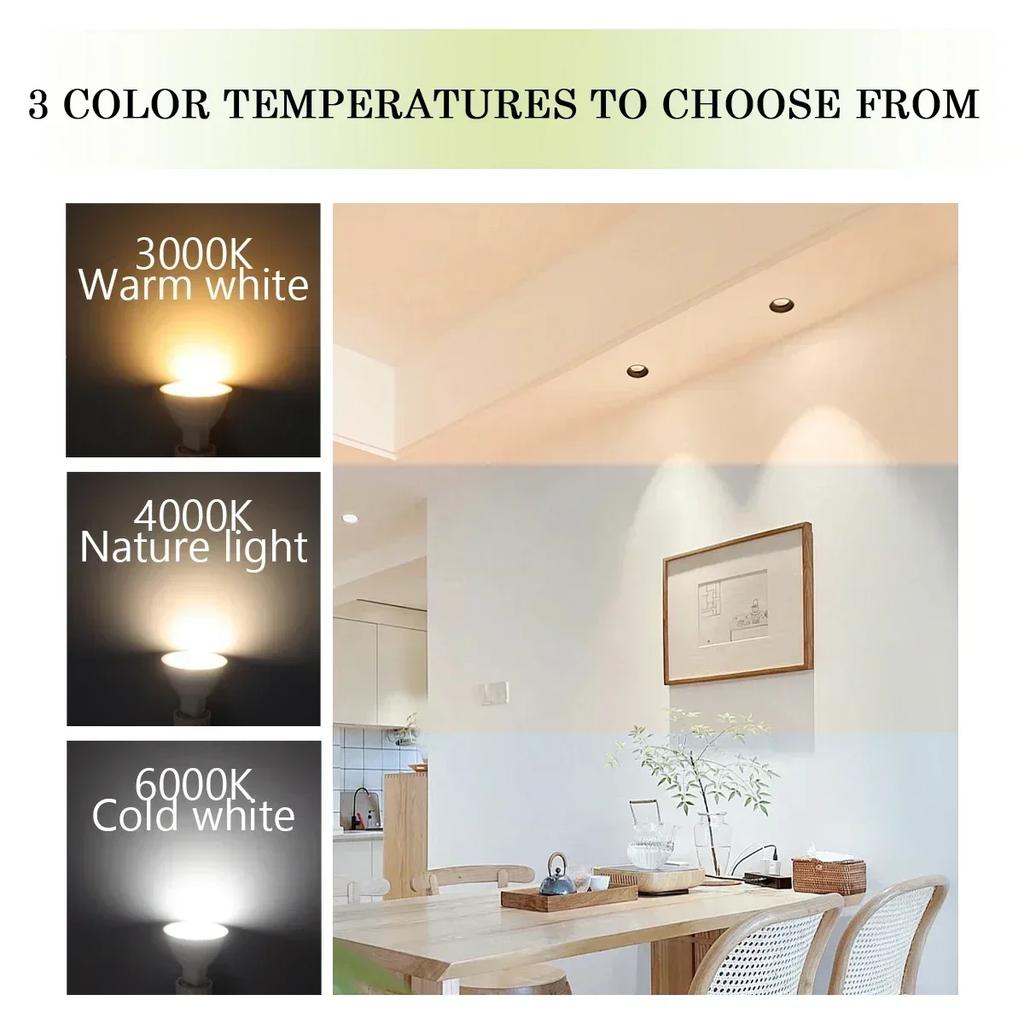 12pcs LED Bulb MR16 Spotlight GU5.3 AC DC 12V 24V 120degree 38degree 7W 700lm 3000K 4000K Bombillas Replace 50W Halogen Lamp