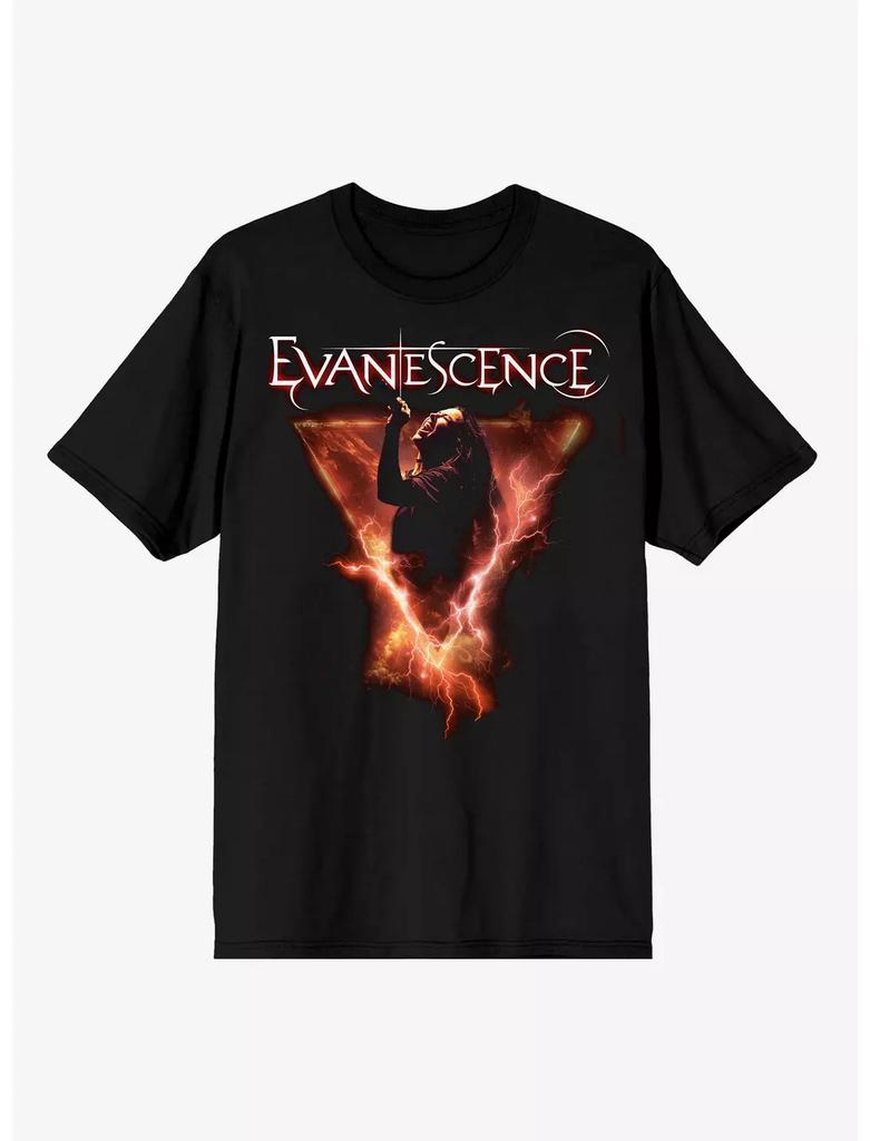 Evanescence 2026 Tour Graphic New Unisex TShirt Unisex 100 Cotton Short Sleeve Y2k Oversized Fashion Tee Popular Streetwear Tops