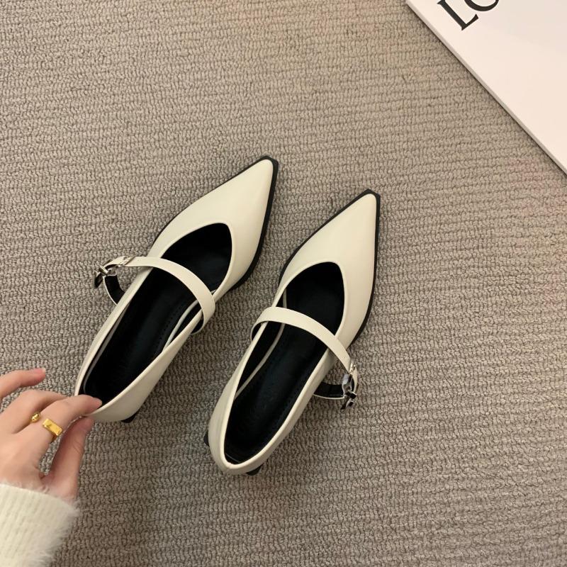 New Style Elegant Pointed Toe Women Heels Shoes Chunky Heeled Sandals Summer Party Pumps Dress Sandals Zapatos Mujer