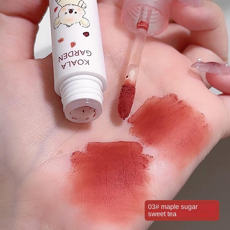Velvet Lip Mud Lip Glaze White Lasting Soft Mist Matte Lipstick Students Affordable Makeup