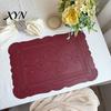 Waterproof Placemat Placemat, Heat Resistant Dinner Table Mats, Non-Slip Non-slip Embossed Decorative Kitchen for Dining Thermal Insulation