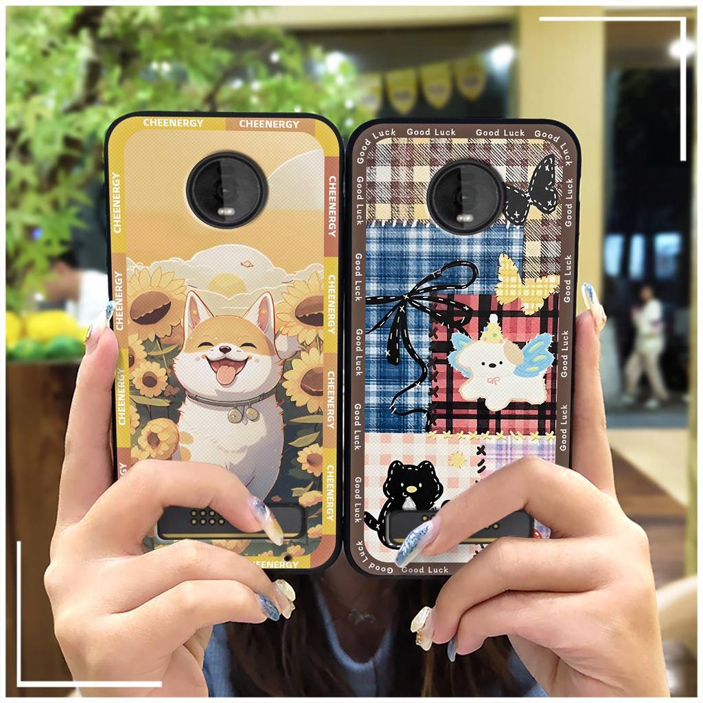 Durable Protective Phone Case For MOTO Z4 Play Graffiti Phone Pouch Cartoon Anti-knock TPU Waterproof Cute Soft Case