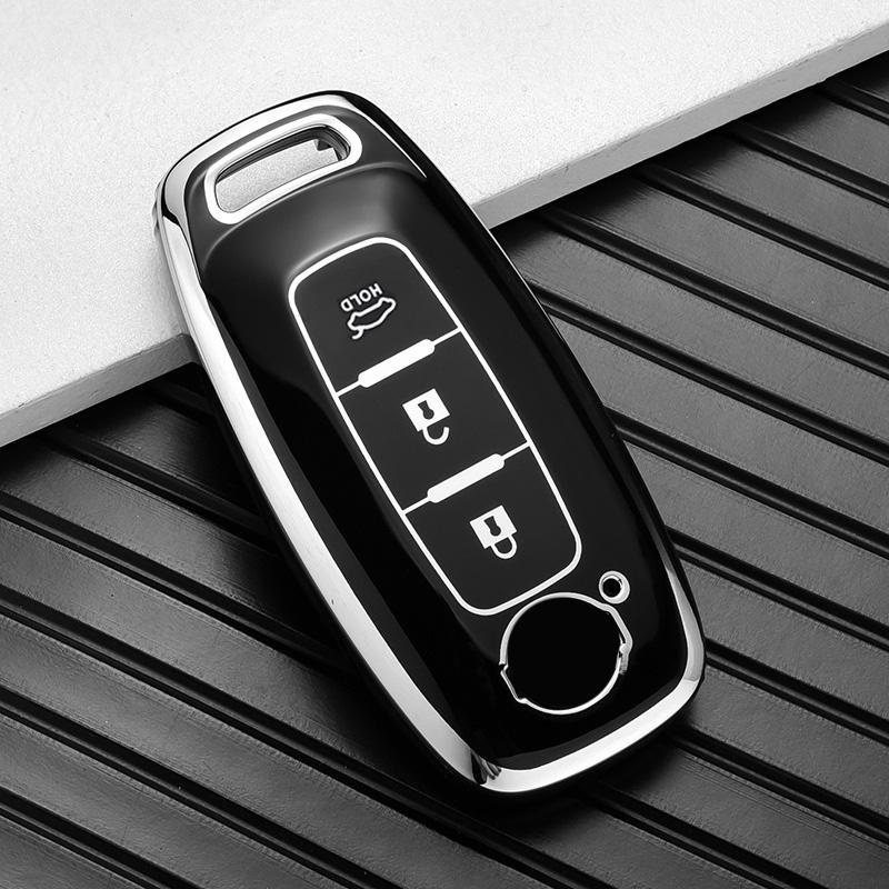 

3 4 Buttons Remote Car Shell For Nissan X-Trail T33 Qashqai J12 Teana Altima Ariya Tpu Key Case Cover Holder Keychain