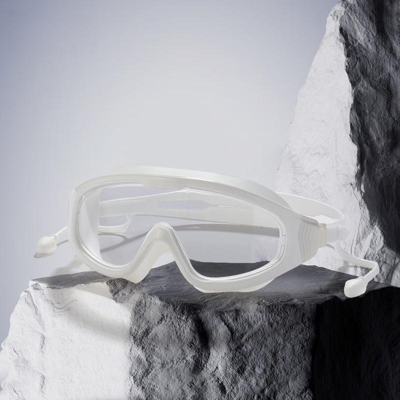 

Integrated Earplug Swimming Goggles