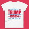 Präsident Trump 2024 Damen T-Shirt Herren Oberteile T-Shirts Unisex