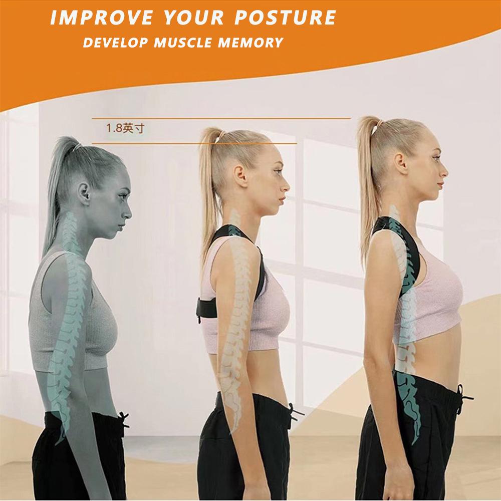 Posture Corrector For Women & Men,Breathable & Adjustable & Invisible Upper Back Brace Support,Pain Relief For Bad Posture
