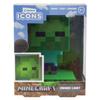 Lampe de chevet - minecraft - icône zombie - couleur verte - 1 ampoule - intérieur