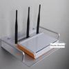 Black/Silver TV Set Top Box Support Rack Single-Layer Storage Shelf Bracket Router Stand  Mini Pc