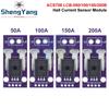 50/100/150/200A Hall Current Sensor Module Linear Analog AC DC 3.3V-5V ACS758LCB-050B 100B 150B 200B -PFF-T RC Model Connector