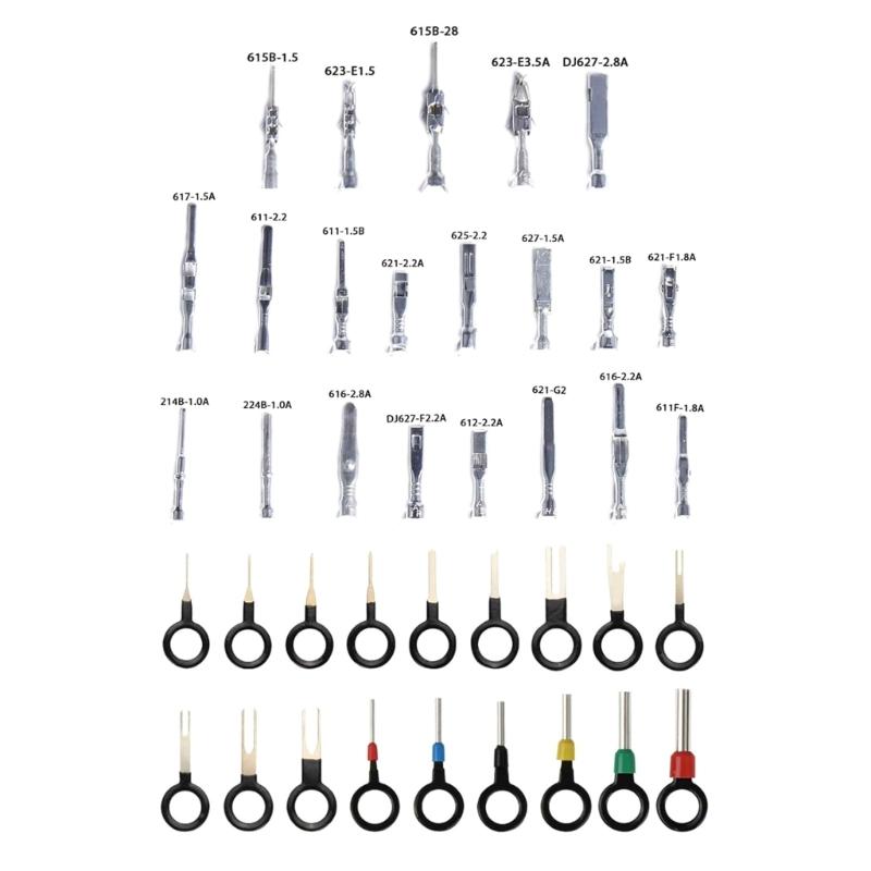 Professional 340pcs Car Wire Connector Set Metal Terminals with Male Female crimps Pins Essential Auto Wire Terminals set