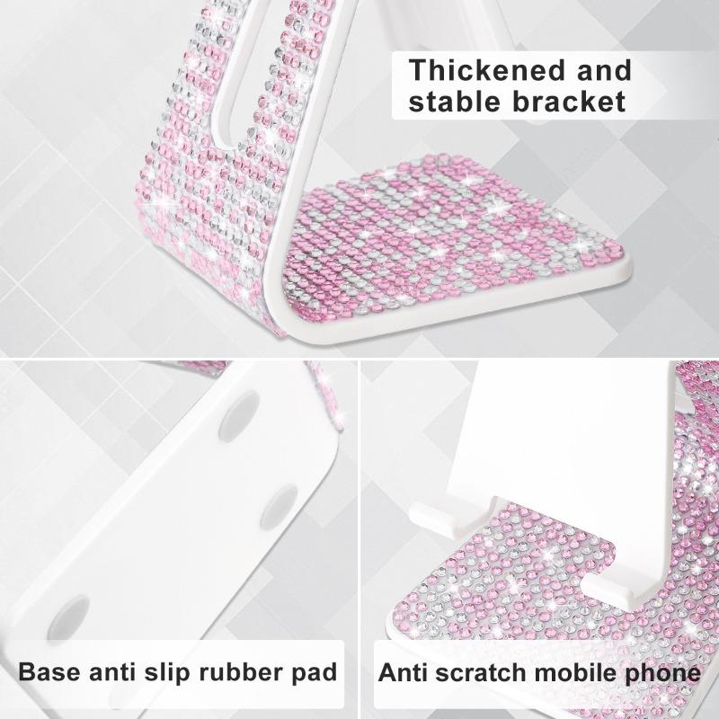 Diamantbesetzter Handyhalter Büro-Handy-Ständer Desktop-Artefakt Tablet-Ständer