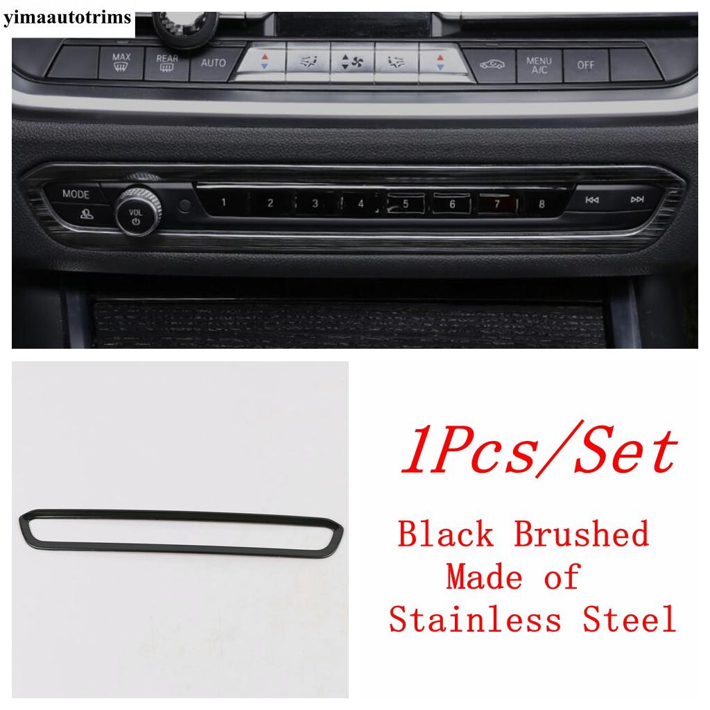 Dashboard Central Control Sound Volumn Adjust Knob Panel Frame Cover Trim Interior Accessories For BMW 3 Series G20  - 2024