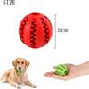 Dog Ball, Dog Toy Ball, Dog Chew Ball Toy, Interactive Toy Ball, for Small, Medium, Large Dogs, 5 cm Natural Rubber, Tooth Cleaning, Dog Toy, Dog Game