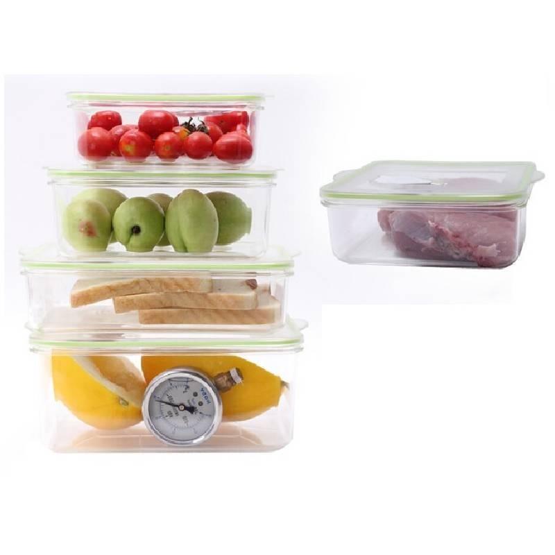 High-quality Microwave Safe Square Vacuum Seal Lunch Box For Fresh Storage