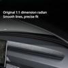 Car Front Dashboard Central Control Trim Strip Made of Alcantara Suede For Tesla Model 3 Highland 2024 Dashboard Cover Interior