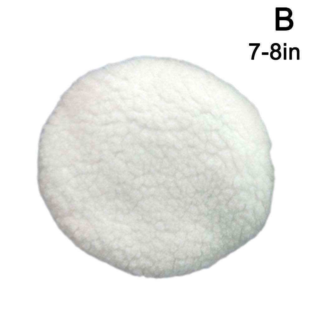 6Pcs Drill Car Polisher Wool Polishing Machine Wax Pads Car Buffing Pads Sponge Foam Kit for Auto Polishing Sanding Waxing