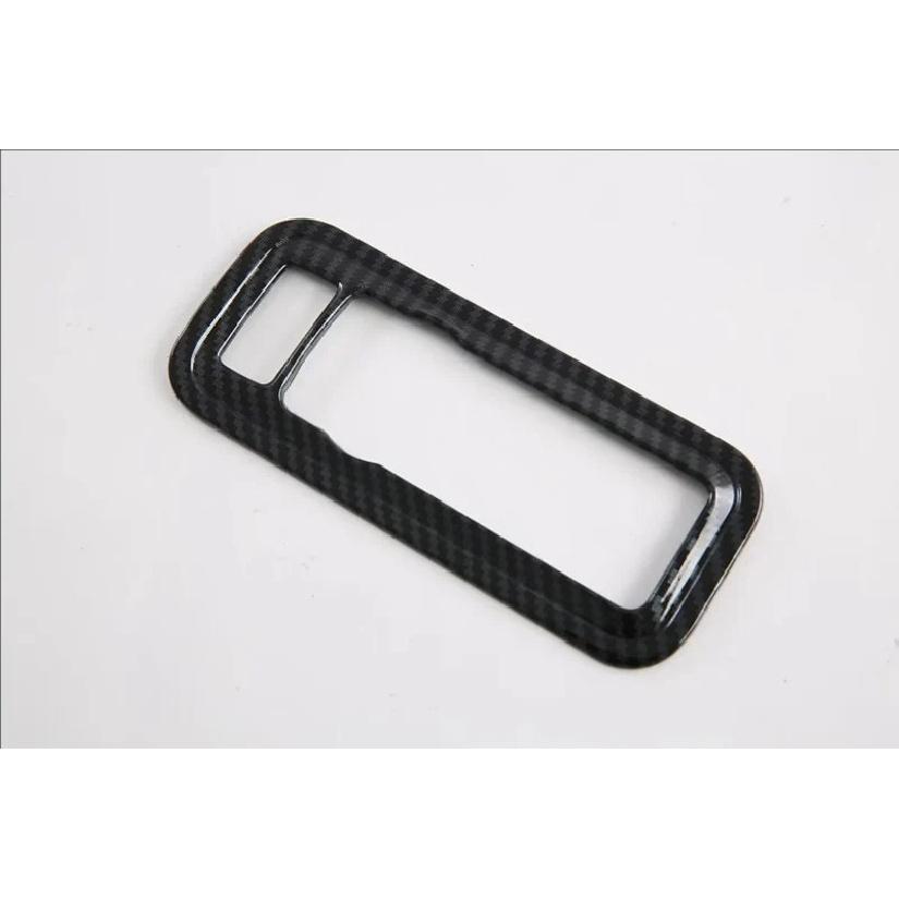 For Ford Bronco 2024 2025 Car Accessories Carbon Fiber Style Head Light Switch Button Control Panel Cover Trim Bezel