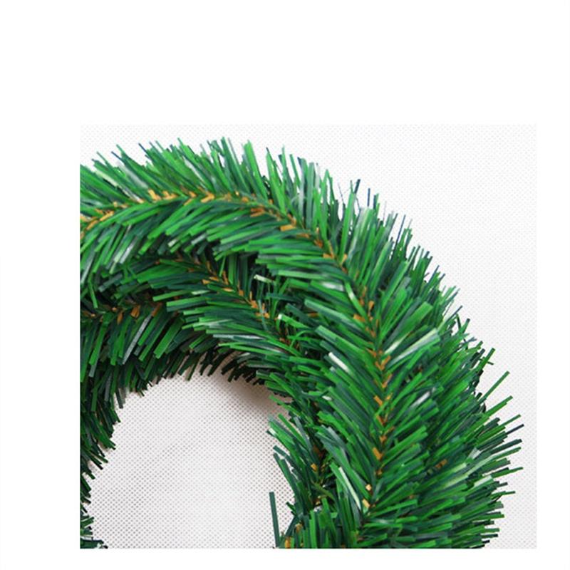 5,5 m Vánoční girlanda Zelený ratanový věnec Vánoční dekorace Vánoční stromeček Ratanový banner závěsný ornament