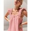 Women Casual Two Piece Sleeveless Vest And Shorts Home Loungewear Set