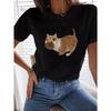 Women's Short Sleeve T-Shirt Crew Neck Soft Breathable Casual Daily
