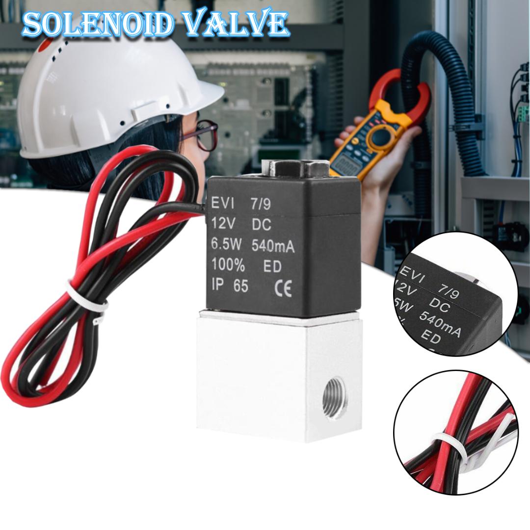 

PDTO DC12V нормально закрытый электрический переключатель с быстрым откликом электромагнитный клапан для воздуха, масла и воды