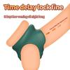 Delayed Ejaculation Penile Ring Reusable Soft Silicone Penile Ring Enhances Erection Scrotal Lock Penile Set Dick Bondage Toy