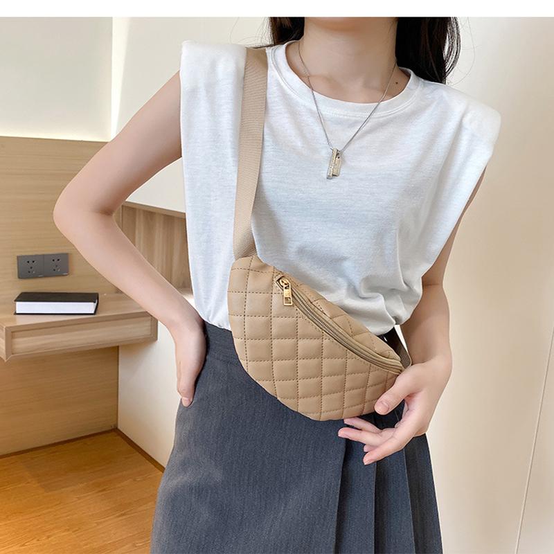 New Fashion Crossbody Bag Women's  Chest Bag Leisure Versatile Dumpling Bag Outdoor Lightweight Waist Casual Bag