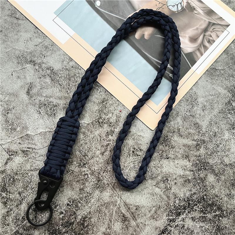 Keychain for Phone Lanyard Neck Strap Handmade Rope Heavy Metal Keyring Lanyard Anti-lost Cellphone Strap Premium Accessories