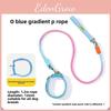 Pet Traction Rope Collar 2 In 1 Design With Thickened Nylon And Silicone For Comfortable Walks Pet Owners